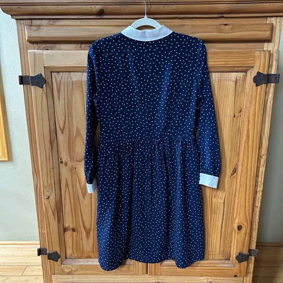 Miss Patina Dress London Bowie Cat Ziggy Stardust Navy Women's Size Large - Picture 5 of 9